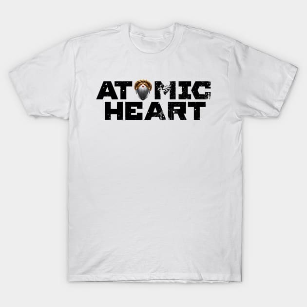 atomic heart logo T-Shirt by Japanese Mask Art